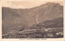 CREVOLADOSSOLA (VB) Panorama Di Crevola D'Ossola E Preglia - Autres & Non Classés