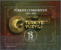 Turkey 2023. 100th Anniversary Of The Turkish Republic (MNH OG) Souvenir Sheet - Ongebruikt
