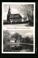 AK Staffhorst / Kr. Nienburg, Kirche Und Badeanstalt  - Nienburg