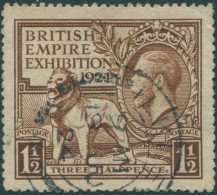 Great Britain 1924 SG431 1½d Brown KGV Exhibition FU - Non Classés