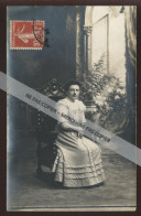 51 - EPERNAY - FEMME - OCTOBRE 1911 - CARTE PHOTO ORIGINALE - Epernay