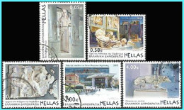 GREECE- GRECE- HELLAS 2010:  Green Renewable Energy Development  compl. Set Used - Used Stamps