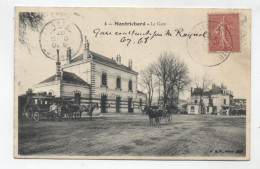 41 - MONTRICHARD - La Gare En 1907 - Attelages - - Montrichard
