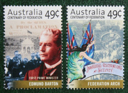 100 Years Commonwealth 2001 Mi 2005-2006 Yv 1905-1906 Used Gebruikt Oblitere Australia Australien  Australie - Used Stamps