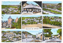 CPSM Dentelée 10.5 X 15 Tarn Et Garonne CAYLUS  Vue Générale - Vieille Halle - St Pierre De Livron, Camp Neuf - Le* - Caylus