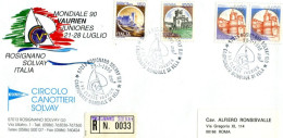 Italia, Raccomandata, Campionato Mondiali Di Vela, Rosignano Solvay 28/7/1990 - Voile