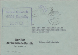ZKD-Brief Rat Der Gemeinde Bornitz Als Orts-Brief ZEITZ 15.3.65 An Den Kreisrat - Briefe U. Dokumente