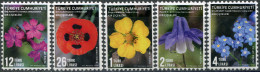 Turkey 2021. Wildflowers (MNH OG) Set Of 5 Stamps - Nuevos