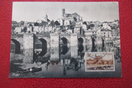 FRANCE LIMOGES 1955   Carte Maximum 1er Jour - 1950-1959