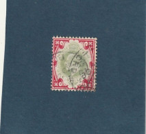 ///  Grande Bretagne /// N°N° 117 Côte 55€ Rouge Carminé Et Vert - Used Stamps