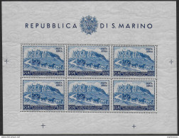 1951 San Marino Lire 200 UPU MS MNH Sassone N. 9 - Autres & Non Classés