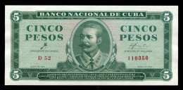 CUBA 5 PESOS 1961 FIRMA DEL CHE UNC-SC - Cuba