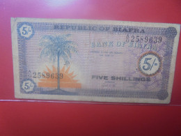 BIAFRA 5 SHILLINGS ND 1968-69 Circuler (B.34) - Nigeria