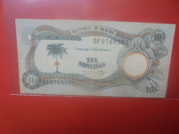 BIAFRA 10 SHILLINGS ND 1968-69 Circuler (B.34) - Nigeria