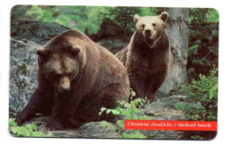 Ours Bear Télécarte Puce  Slovaquie 1996 Phonecard (salon 638) - Slovakia