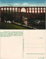 Ansichtskarte Mylau-Reichenbach (Vogtland) Göltzschtalbrücke - Fabrik 1913 - Mylau