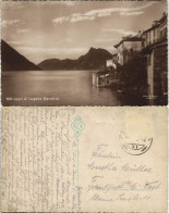Ansichtskarte Gandria-Lugano Stadtpartie Am See 1928 - Autres & Non Classés