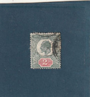 ///  Grande Bretagne /// N°N° 109 Côte 23€ Vert Et Rose 2d - Used Stamps