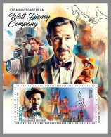 GUINEA REP. 2023 MNH 100 Years Walt Disney Company S/S – OFFICIAL ISSUE – DHQ2423 - Bandes Dessinées