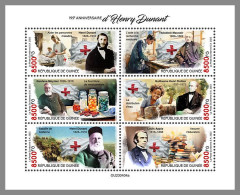 GUINEA REP. 2023 MNH Henry Dunant Red Cross Rotes Kreuz M/S – IMPERFORATED – DHQ2423 - Croix-Rouge
