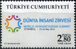 Turkey 2016. World Humanitarian Summit (MNH OG) Stamp - Nuevos