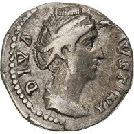 Diva Faustina I, Denier, 141, Rome, Argent, TTB+, RIC:362 - Les Antonins (96 à 192)