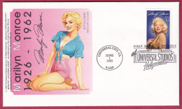 USA 2570 Ersttagbrief 1. Juni 1995, Hollywood-Legenden-Marilyn Monroe - 1991-2000
