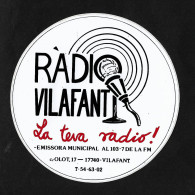 Radio FM La Tera Nova 103.7 Vilafant / Gérone Catalogne Espagne / Sticker Adhésif Autocollant - Autocollants