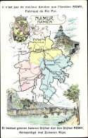 Landkarten Blason CPA Namur Wallonie, Dinant, Ciney, Givet, Philippeville, Couvin - Autres & Non Classés