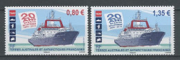 TAAF 2015 N° 751/752 ** Neufs MNH Superbes Transports Bateau Ship Marion-Dufresne Anniversaire - Neufs