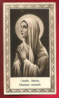 Image Pieuse Gaude Maria Christus Surrexit - Latin - Dos En Espagnol Espagne ... La Milagrossa Barna - Images Religieuses