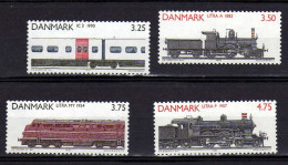 Danemark - (1991) -  Wagons Et Locomotives - Neufs** - MNH - Ongebruikt
