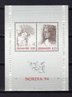 Danemark - (1992) -   BF Exposition Philatelique "Nordia'94"- Neuf** - MNH - Ongebruikt