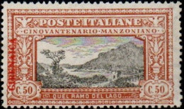 1924 - COLONIE ITALIANE “ PROVA ”  Cirenaica - Manzoni Sassone N. P6. Cert. Raybaudi. - Cirenaica