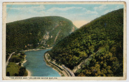 C.P.  PICCOLA   " THE WATER GAP " DELAWARE WATER GAP          2 SCAN  (VIAGGIATA) - Autres & Non Classés