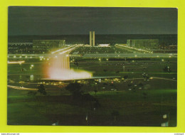 Brésil Brasil Turistica N°24 Brasilia DF Vista Panoramica Noturna VOIR DOS - Brasilia