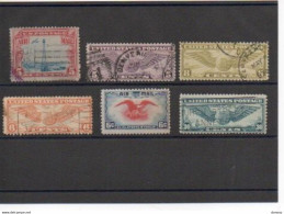 USA 1928-1930 Yvert PA 11 + 12 + 15A-16 + 25 Oblitérés + 24 NEUF** MNH Cote : 5,05 Euros - 1a. 1918-1940 Oblitérés