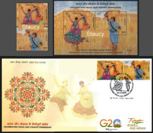 India 2023 India – OMAN Joint Issue - Collection: 2v SET + Miniature Sheet + First Day Cover As Per Scan - Nuovi
