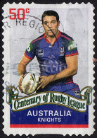 AUSTRALIA 2008 QEII 50c Multicoloured, Centenary Of Rugby League-Knights Self Adhesive FU - Gebruikt