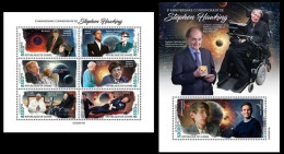 Guinea 2023 5th Memorial Anniversary Stephen Hawking. (419) OFFICIAL ISSUE - Physique