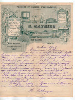 VP23.178 - 1904 - Lettre - Fabrique Et Magasin D'Ameublements H. MATHIEU à FUMEL - 1900 – 1949