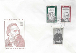 Postzegels > Europa > Duitsland > Oost-Duitsland > 1e Dag FDC (brieven) > 1950-1970 >GDC Met Nr. 1622-1624 (18577) - 1950-1970