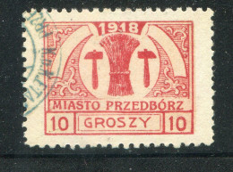 "POLEN-PRZEDBORZ" 1918, Mi. 6 Gestempelt (A2217) - Used Stamps