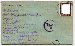 Deutsches Reich 787 Auf Brief Ins Arbeitslager Werdohl #ID661 - Autres & Non Classés