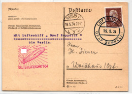 Deutsches Reich 420 Als Einzelfrankatur Auf Zeppelinkarte #ID832 - Autres & Non Classés