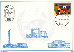 NATIONS UNIES 1980  ESSEN 80 CARTE Yvert 7, Michel 6 - Briefe U. Dokumente