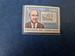 CUBA  NEUF  1991  MUERTE  DE  JOSE  L.  GUERRA  AGULAR  //  PARFAIT  ETAT  //  1er  CHOIX  // - Nuovi