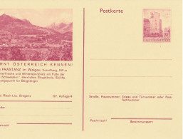 Österreich Bild-Postkarte (Ganzsache) 127/4:  6820 FRASTANZ Am Walgau, Vorarlberg, 1973 - Briefkaarten