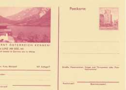 Österreich Bild-Postkarte (Ganzsache) 127/7:  3293 LUNZ AM SEE, NÖ, 1973 - Briefkaarten