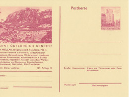 Österreich Bild-Postkarte (Ganzsache) 127/8:  6881 MELLAU, Bregenzerwald, Vorarlberg, 1973 - Briefkaarten